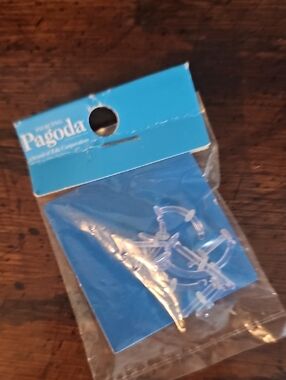 Nwt Pagoda Clear Body Jewlery Retainers